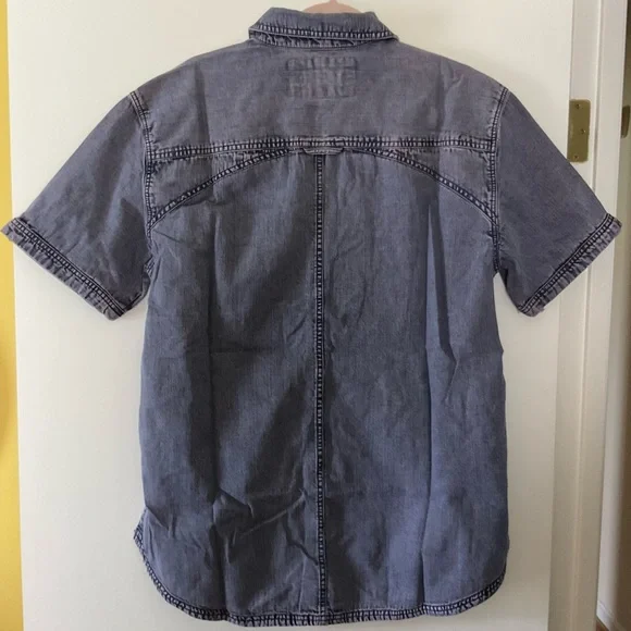 We The Free Purple Button Down Shirt - Picture 8 of 10